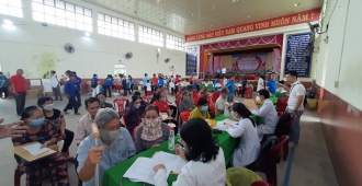 Nhãn hàng Natto Gold LH đồng hành cùng chương trình khám bệnh từ thiện tại Tam Nông Đồng Tháp (30/7/2023)