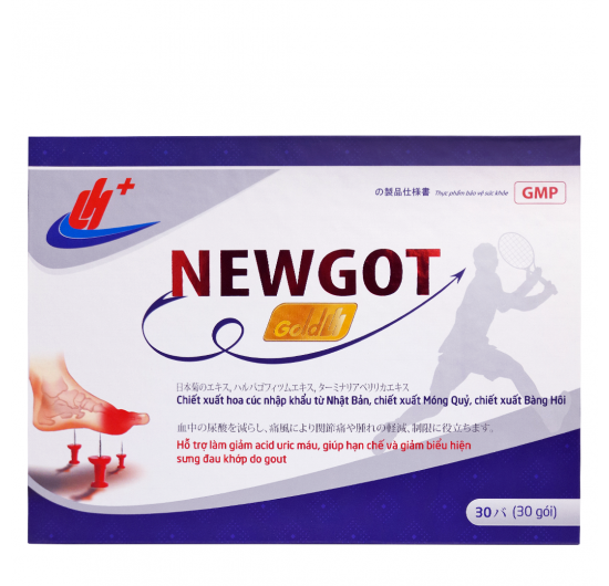 Hỗ Trợ Điều Trị Gout Newgot Gold LH
