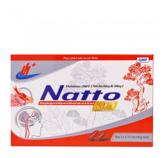  Viên Uống Phòng Ngừa Tai Biến Đột Quỵ Natto Gold LH